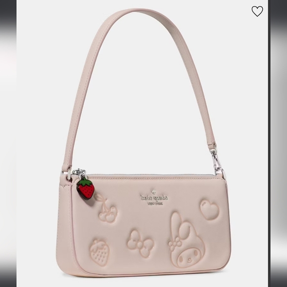 Hello Kitty And Friends X Kate Spade New York Puffy My Melody Bag,Powdered Sugar - Picture 3 of 5